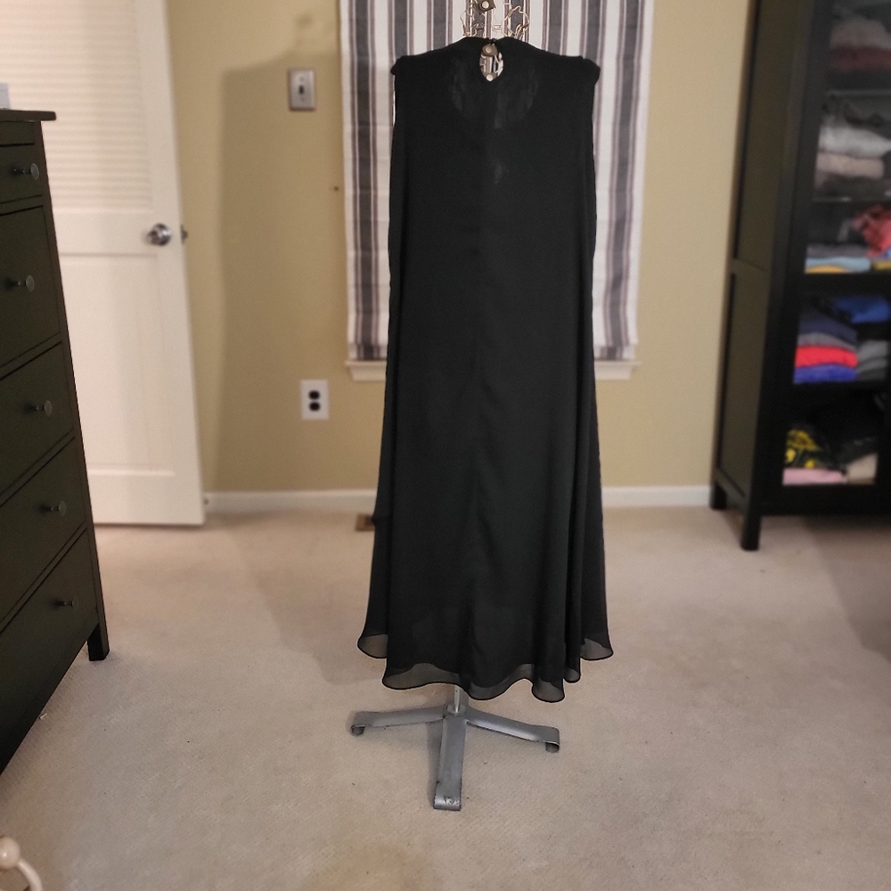DENIM 24/7 Black midi Dress size 16W - Picture 3 of 10
